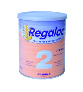 حليب اطفال ريجالاك مجفف رقم 2 400جم علبه