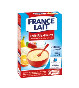 غذاء اطفال فرانس ليه ارز وفواكة 250جم باكت