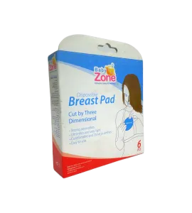 اغطية قطنية لمنع تسرب الحليب 6 حبات بيبي كير زون رقم 8496