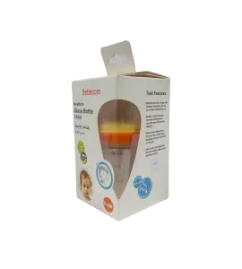 رضاعة زجاج بيبي كوم حديثي الولادة 120 مل رقم 843