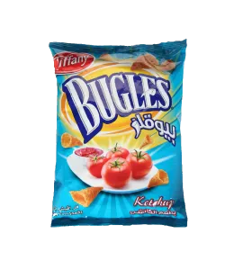 شبس تيفاني بيوقلز قراقيش بطعم بالكاتشب 125 جم