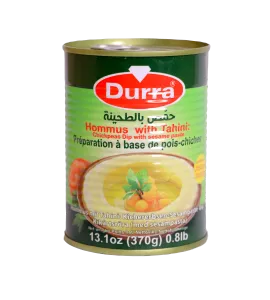 حمص الدرة بالطحينية 370جم علبة