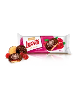 بسكويت روشن لوفيتا  محشو جيلي بنكهة التوت   135 جم