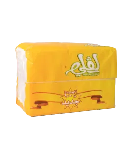 مناديل لفلي ناعمة اصفر برتقالي 800 منديل