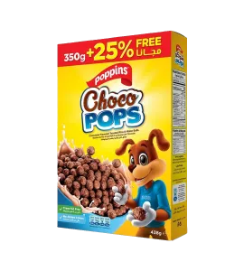 رقائق بوبنز شوكو بوبس بطعم الشوكلاتة 438 جم