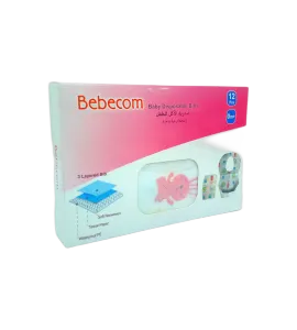 صدرية اكل اطفال بيبي كوم 12 قطعة رقم 001