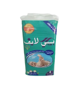 حفاظات بيبي لايف رقم 4 44حبة