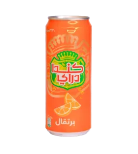 مشروب غازي كندا دراي بنكهة البرتقال 330 مل
