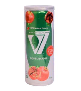 مشروب غازي فى سفن بنكهة الرمان مع الفيتامينات 250 مل