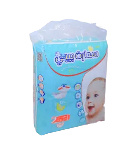 حفاظات اطفال سمارت صغير رقم 2 عبوة 58 حبة ( kg3-7kg )
