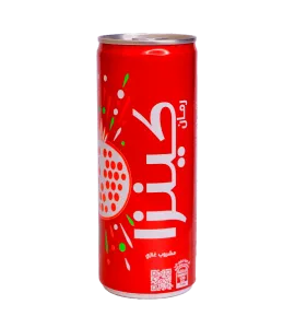 مشروب غازي كينزا بطعم الرمان 250 جرام