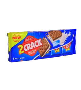 بسكويت روشن مقرمشات كراكر بحشوة الحليب والفانيلا 50جم