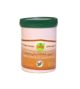 بودرة  الوان صناعية فلورا  لون شوكلاتة بني 100 جم