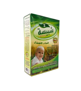 شبيسه بيبي رقم2 350جم باكت