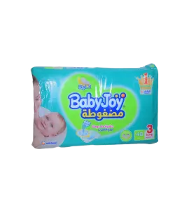 حفاظ اطفال بيبي جوي تشك تشاك اقتصادي وسط 48حبة