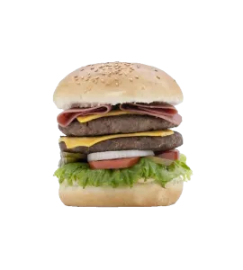 بازوكا برجر لحم