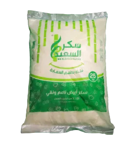 سكر السعيد ابيض ناعم 25كجم كيس
