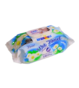 مناديل  مبللة  لارا  بالياسمين والجوجوبا  120  منديل