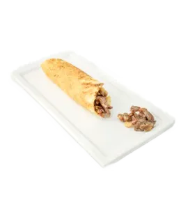 سندوتش شوارما لحم صغير خبز لبناني