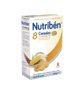 غذاء اطفال نوتريبن 8انواع من الحبوب مع العسل والبسكويت300جم