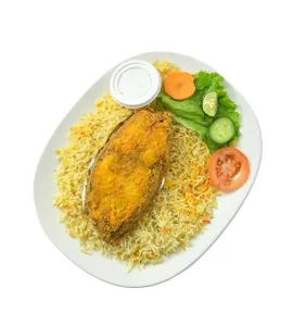 قطعة سمك بروست مع الارز