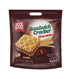 بسكويت زيس ساندويش 16 قطعة بالشوكولاتة 288 جم