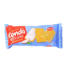 بسكويت روندو ديلوكس بحشوة كريمة جوز الهند 55.5 جرام