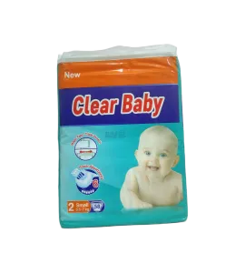 حفاظات كلير بيبي للاطفال رقم 2 صغير 58 حبة