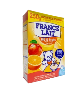 غذاء اطفال فرانس ليه بالقمح والفواكه 250جم باكت