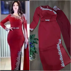 فستان نسائي سهره انيق  مرصع بكرستال