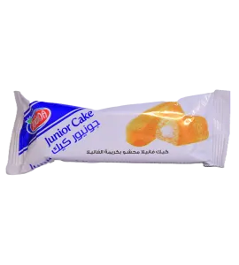 كيك جونيور كيك بحشوة الفانيلا 40 جم ازرق
