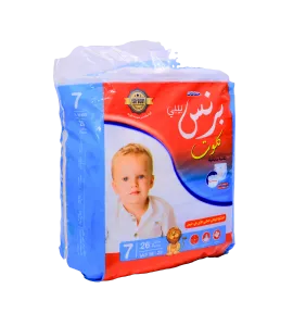 حفائظ اطفال برنس بيبي كلوت رقم 7*26 كبير جدأجدأ