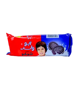 بسكويت شوكو ابو ولد بكريمة الفانيليا 55 جم