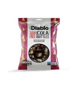حلوئ ديابلو زجاجات كولا 75 جم