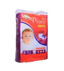 حفاظ اطفال برنس بيبي كلوت رقم 3*48