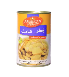 فطر شرائح امريكانا جورمت قطع وسيقان  400 جرام