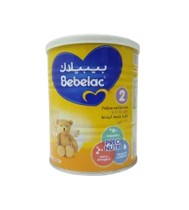حليب اطفال بيبيلاك للرضع رقم 2 6- 12 شهر 400جم علبه