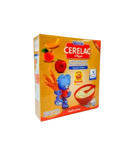 غذاء اطفال نستله سيريلاك فواكة قمح 125جم باكت