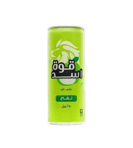 مشروب غازي قوة اسد تفاح 250مل