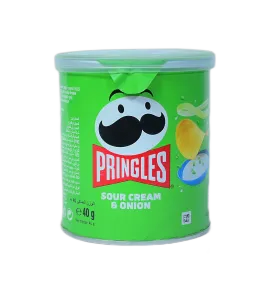 رقائق شبس برينجلز بالبصل والقشدة الحامضة 40 جم