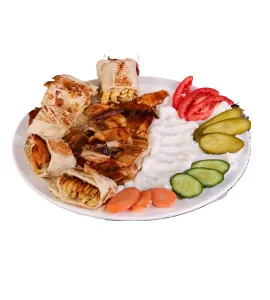 صحن شاورما عربي كبير