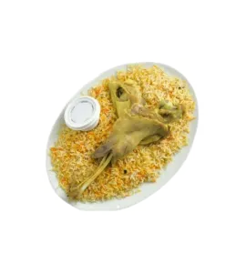 وصلة لحم غنمي مع الارز