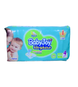 حفاظ اطفال بيبي جوي كبير (10-18 كجم) 44حبة