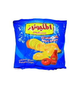 بطاطس المليونير بالكاتشب الطماطم  20جم