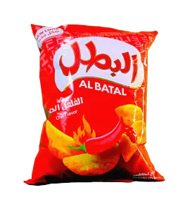 بطاطس البطل بالفلفل الحار 130جم