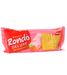 بسكويت روندو ديلوكس بحشوة كريمة الفراولة 55.5 جرام