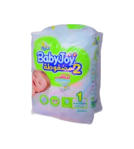 حفاظ اطفال مواليد بيبي جوي رقم (1 )9حبات
