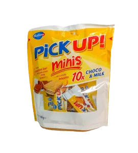 بسكويت بالزن بك اب ميني*10 بالشوكلاتة والحليب  106 جم