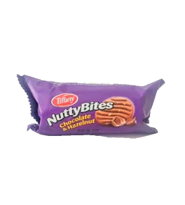بسكويت تيفاني نتي بايتس شوكلاتة وبندق 72جم