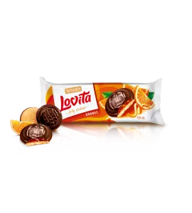 بسكويت روشن لوفيتا محشو جيلي بنكهة البرتقال 135 جم